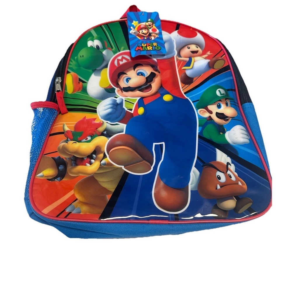 Backpack Super Mario bros  - 15in - back to schools‎ New With Tags